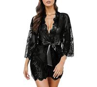 TYUIOP Body Sexydonna Lingerie Sexy Girls Abito Donna Corto Donna Intimo Donna Seducente Completo Abito Curvy Lingerie Femminile Completi Intimi di Pizzo Canotta Lana Body