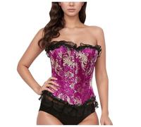 TYUIOP Corsetto Nero Halloween Cinture da Donna Borchie Cowboy Nero Gotico Corsetto Nero Donna Elegante Top Donna Elegante Corsetto Pirata Donna Corsetto Verde Scuro Corsetto