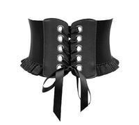 TYUIOP Corsetto Rosso e Nero Corsetto Bianco Donna Elegante Cintura Corsetto Donna Trucchi Cosplay Costume di Halloween Corpetto sexydonna Hot Corsetto Celeste Cinture Elastiche Donna