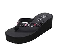 TYUIOP Infradito Donna Hawaii - Sandalo Elegante Comode con Strass per Casa, Mare, Piscina - Ciabatte Estive Bambina 34
