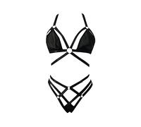 TYUIOP Intimo Sexy Completo Intimo Pizzo Giarrettiera Nere Intimo Donna Seducente Taglie Forti Sexy Lingerie Donna Hot Gonnellino Danza Classica Donna Biancheria Intima Donna Taglie