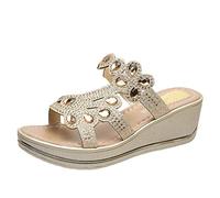 TYUIOP Sandali Bambina 36 Sandali Donna Bassi Comodi Scarpe Donna Mare Sandalo Tacco Donna Sandali Con Zeppa Sandali Con Zeppa Donna 35 Hawaiana Donna Fascia Infradito Ortopediche