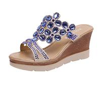 TYUIOP Sandali Borchie Donna Sandali Comodi Donna Estivi Sandals+Donne Pantofole Squalo Sandali Con Zeppa Donna Sandali Zeppa Donna Zoccoli Infradito Donna Con Zeppa