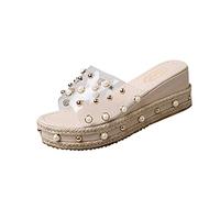 TYUIOP Sandali Da Camminata Donna Sandali Donna Estive Con Tacco Basso Ciabatte N 36 Pantofole Numero 35 Ciabatte Con Zeppa Sandali Zeppa Plateau 35 Ciabatte Eleganti Basse Estive