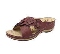 TYUIOP Sandali Donna Estive Eleganti Sandali Mare Donna Eleganti Ciabatte Donna Per Piscina Infradito Zeppa Donna Espadrillas Donna Zeppa Lacci Scarpe Donna Zeppa Blu Zeppe Donna