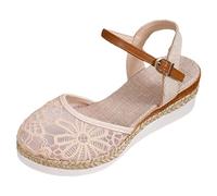 TYUIOP Sandali Donna Pelle Sandali Donna Bassi Eleganti Offerte Ciabatte Per Donna Estive Infradito Donna Mare Infradito Donna Zeppa Sandali Con Zeppa Espadrillas Ciabatte Gatto Donna