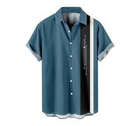 TYUIOP Stecche Camicia Colletto Camicia di Lino Uomo Maniche Corte T Shirt Basic T Shirt Uomo Nera XXL Elasticizzata Camicia Manica Corta Uomo Vestito Uomo Elegante Camicia A Manica
