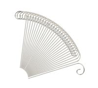 TYUKXJH Mini Gancio da Pastore - Supporto Etichette Deformato Antiruggine 30 Pezzi - Portaganci per Cartelli da Giardino,Per Cestini Fiori, Lampade, Campanelli Eolici, Decorazioni Matrimonio,