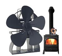 TYUKXJH Ventilatore per stufa a legna, ventilatore per alimentato a calore,Ventilatori per caminetti - Ventilatori per camini silenziosi non elettrici, per stufe a legna
