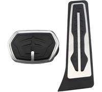 TYUMGXIAO Auto Pedali Copri per BMW Série 1 F40 2020-2024, Acciaio Inox Frizione Acceleratore Freno Poggiapiedi Pad Copertura Cover