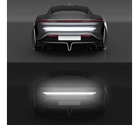 TYUMGXIAO Autoadesivo del Bagaglio per Alfa Romeo Junior Elettrica 2024-, Scatola di Sicurezza Riflettente Auto Scatola di Sicurezza Universale qualità,A/WHI-Te