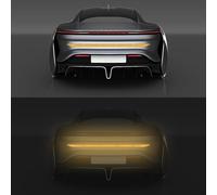 TYUMGXIAO Autoadesivo del Bagaglio per MG One 2021-, Scatola di Sicurezza Riflettente Auto Scatola di Sicurezza Universale qualità,A/Yell-OW