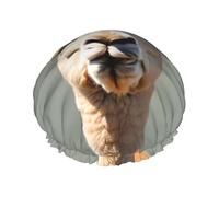 TYUMH Alpaca avatar Cuffia da doccia stampata, leggera, elastica, portatile, adatta per il bagno e la cura dei capelli