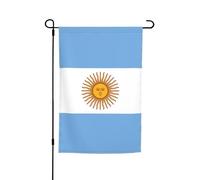 TYUMH Bandiera argentina stampata decorativa da giardino, 30,5 x 45,7 cm, per l'uso in cortili, giardini, vasi di fiori e balconi