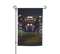 TYUMH Bandiera decorativa con ragni della foresta pluviale tropicale, 30,5 x 45,7 cm, per l'uso in cortili, giardini, vasi di fiori e balconi