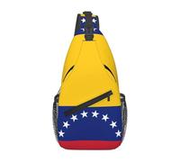 TYUMH Bandiera del Venezuela Borsa a tracolla stampata adatta per viaggi, escursioni, tempo libero e zaino alla moda