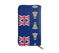TYUMH Bandiera delle Isole Cayman Stampe Portafoglio lungo in pelle leggera e impermeabile design elegante adatto per regali e uso quotidiano