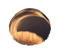 TYUMH Cuffia da doccia Sahara Desert stampato, leggera, elastica, portatile, adatta per il bagno e la cura dei capelli