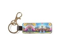 TYUMH Portachiavi in pelle con unicorno, fiaba, per riporre le chiavi, morbido e raffinato, ideale come regalo per la festa del papà per occasioni festive