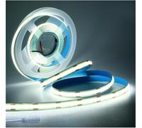 Tyun Striscia LED COB, DC 12V 2m 320 LED/M, Bianco 6000K Strisce Neon in totale 640 LEDs con spina DC per feste, banconi, scaffali, decorazioni per la casa