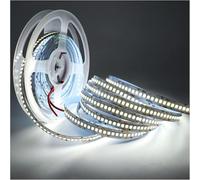 Tyun Striscia LED da 24 V, 1200 LED, colore bianco, 6000 K, 5 m, striscia flessibile SMD 2835, IP20, striscia luminosa per giardino, camera da letto, cucina
