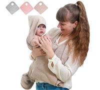 Tyuodna Asciugamano per bambini con cappuccio, asciugamano da bagno per bambini a mani libere, in cotone, morbido e assorbente, asciugamano per neonati, grembiule, regalo personalizzato per bambini e