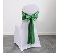TYUrmiui Fiori per sedie, 10PCS Wedding Decoration Knots Supplies Banquet Back Decor Flower Bow Ribbon Satin Belt