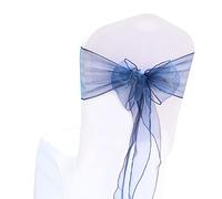 TYUrmiui Fiori per sedie, 50PCS Chair Bows Sashes Tie Back Decorative For Banquets Chairs Decoration