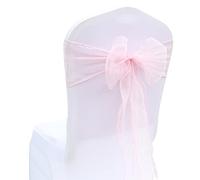 TYUrmiui Fiori per sedie, 50PCS Chair Bows Sashes Tie Back Decorative For Banquets Chairs Decoration