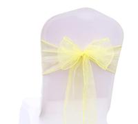 TYUrmiui Fiori per sedie, 50PCS Chair Bows Sashes Tie Back Decorative For Banquets Chairs Decoration