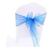TYUrmiui Fiori per sedie, 50PCS Chair Bows Sashes Tie Back Decorative For Banquets Chairs Decoration
