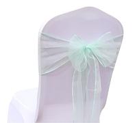 TYUrmiui Fiori per sedie, 50PCS Chair Bows Sashes Tie Back Decorative For Banquets Chairs Decoration