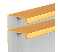 TYUrmiui Maniglie nascoste per armadi, Drawer Handles Wardrobe Kitchen Cupboard Furniture Gate Hardware Knobs Gold 2 Pieces