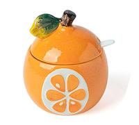 TYUrmiui Zuccheriera, Colorful Ceramic Coffee Sugar Canisters, Sugar Container Spice Jar, Salt Pot Seasoning Canister