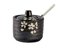 TYUrmiui Zuccheriera, Japanese Sugar Bowl with Lid for Coffee Bar Countertop