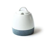 TYUrmiui Zuccheriera, White Farmhouse Sugar Pot Salt Bowl Seasoning Box Spice Jars,