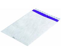 Tyvek - Busta leggera per spedizioni formato H4, 262 x 371 mm, con striscia adesiva, antistrappo e idrorepellente, colore: Bianco