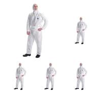 Tyvek Dual, Modello CHF5a, Bianco, XL (Confezione da 5)