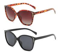 TYXHXTF 2 Pcs Occhiali da Sole Polarizzati, Scopri gli occhiali da sole da donna, eleganti e protettivi. ideali per ogni occasione. Sunglasses donna per uno stile unico