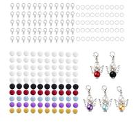 TYXHXTF 50 Angelo Custode Fai Da Te, Ciondoli A Forma Di Angelo Custode per Matrimonio, Compleanno, Natale, Battesimo, Comunione, Festa, Pensierino