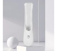 TYYMSMK Rasoio elettrico ad aspirazione dei capelli, silenzioso e a basse vibrazioni, testa a lama a forma di R, regolazione a tre velocità, scomparto trasparente per riporre i capelli, rendendo la