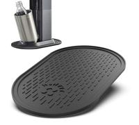 Tyywjw Tappetino in silicone nero per Sodastream Duoantigoccia, accessorio per spruzzatore di acqua duo, tappetino antiscivolo in silicone, accessorio per Sodastream Duo o sodastream e-duo