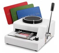 TYYZDM Codificatore di Etichette Acciaio Inossidabile,Macchina for Goffratura Manuale con 72 Caratteri