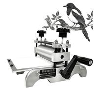TYYZDM Pressa da Tavolo per Incisione in Calcografia E Rilievo,Macchina Professionale Manuale per Stampa Artistica con Pannello Alluminio 31x17cm,Stampante A Manovella per Piccoli Studi E Artigiani