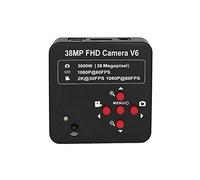 TYZK Accessori per microscopi 6 0 fps 2K 38 MP, Videocamera digitale Microscopio Durabilità e Prestazioni affidabili(Nero)