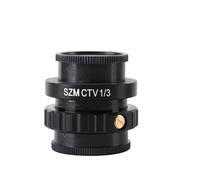 TYZK Accessori per microscopi Adattatori per fotocamera Microscopio Interfaccia di montaggio C Interfaccia fotocamera 1/3 CTV 25mm for Microscopio stereo trinoculare Durabilità e Prestazioni