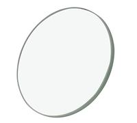TYZK Accessori per microscopi Microscopi Stereo Base in Vetro glassato Rotondo Rotondo Trasparente Durata e Prestazioni affidabili(Clear Glass)