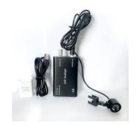 TYZK Accessori per microscopi Notizie Ricaricabile Portatile LED Testa di Lente d'ingrandimento BIGHIGHT SEMPLE Durabilità e Prestazioni affidabili(Nero)