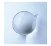 TYZK Acchiappasole da Giardino Sfera di Cristallo di Quarzo Trasparente Rara da 50 mm, Liscia, buona Decorazione Domestica da Appendere a Un Foro Collane con Ciondolo Fatte a Mano