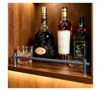 Tyzlup ringhiera per mensola Set 3 Pezzi, Guida Sicurezza Mobile Vino Anti Ribaltamento 30-60cm, Kit Ringhiera Ripiani Per Libreria E Espositori Retail(Gray,26in/66cm)